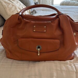 kate spade Kent Stevie cognac leather handbag